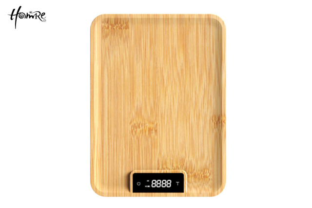 Weighing Generic Rectangle Multipurpose Bamboo Kitchen Scale 