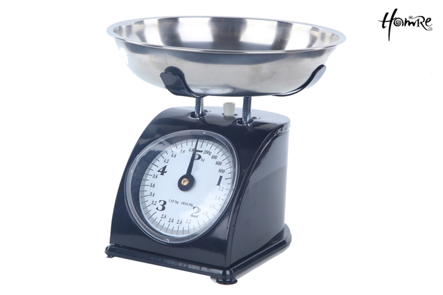 Multipurpose without Batteries Metallic Mechanical Kitchen Scale